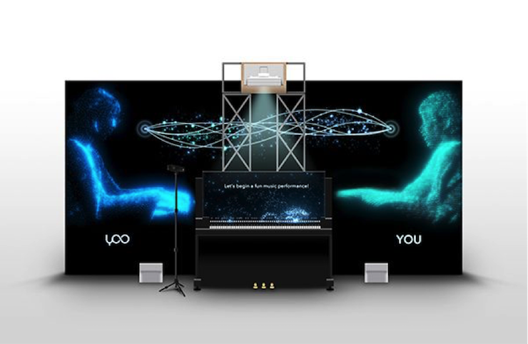 庄闲和游戏联手博报堂i-Studio展出实验性人工智能音乐装置“与YOO合奏”