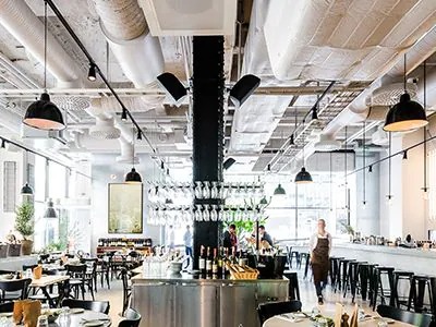 庄闲和游戏助力斯德哥尔摩的法国工业风餐厅Usine